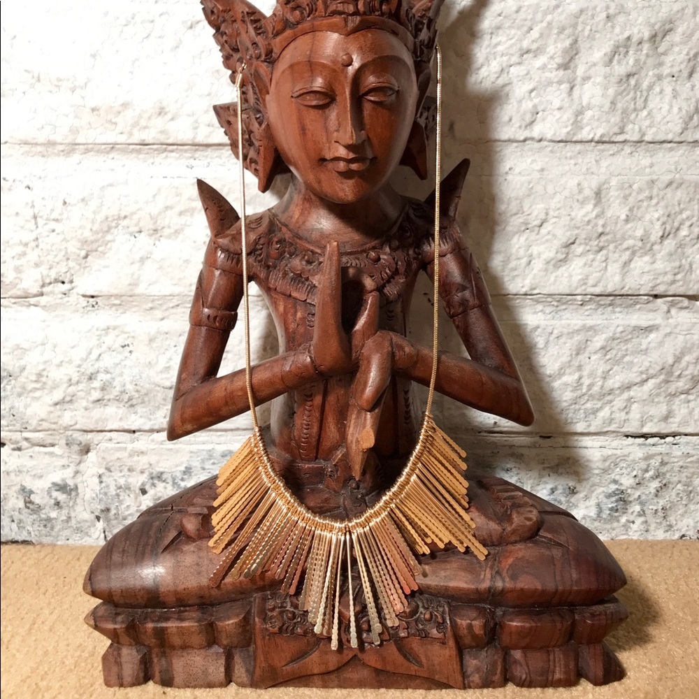 Gold Sunburst Necklace